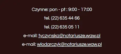 Kancelaria Notarialna Warszawa Dorota Tyczyńska-Grzeszyk, Karolina Włodarczyk s.c.